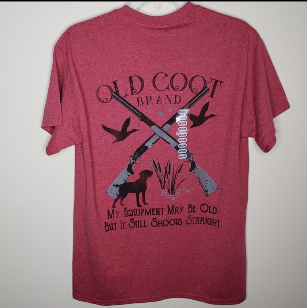 Old Coot Graphic Tee Dog Hunter M